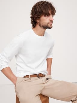 Banana Republic — Luxury-Touch Long-Sleeve T-Shirt