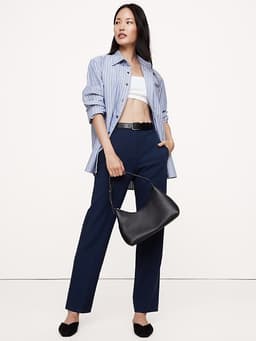 Banana Republic — High-Rise Modern Slim City Stretch Ankle Pant