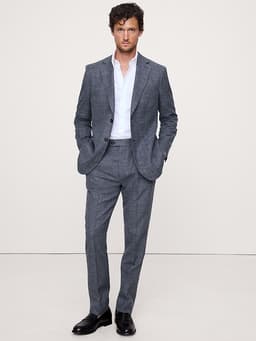 Banana Republic — Italian Cotton-Wool Tweed Suit Pant