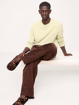 Banana Republic — Sueded Cotton Long-Sleeve T-Shirt