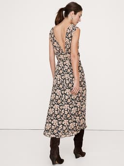 Banana Republic — Low-Back Midi Dress