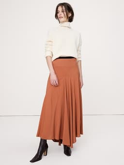 Banana Republic — Drapey Georgette Maxi Skirt