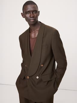 Banana Republic — Relaxed Italian Barathea Tuxedo Jacket