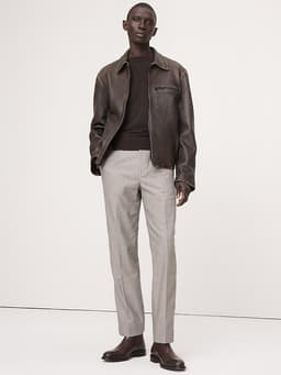 Banana Republic — Athletic Textured Dress Pant