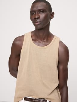 Banana Republic — Cotton Mesh Tank
