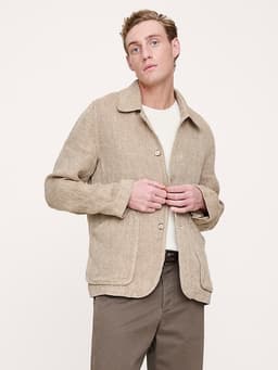 Banana Republic — Linen Tweed Walking Jacket