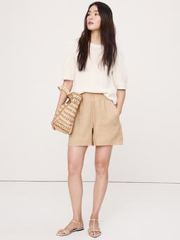 Banana Republic — The Getaway 4" Short in Linen