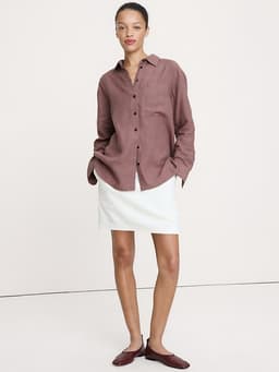 Banana Republic — The Oversized Linen Shirt