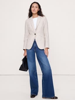Banana Republic — Slim Linen Blazer