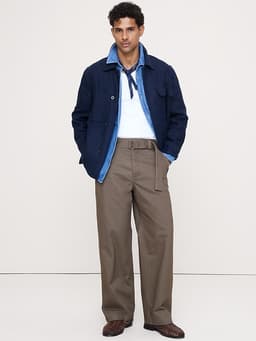 Banana Republic — Loose Belted Chino