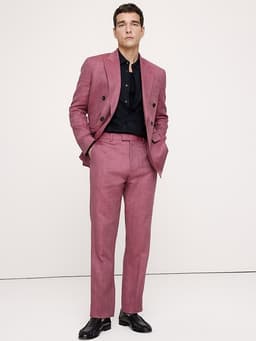 Banana Republic — Slim Linen-Merino Suit Pant
