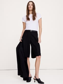 Banana Republic — High-Rise Italian Wool Bermuda Short