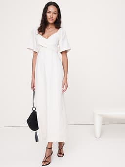 Banana Republic — Linen Sweetheart Maxi Dress