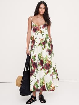 Banana Republic — Linen Drop-Waist Maxi Dress