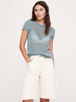 Banana Republic — Heirloom Linen Sweater Tee