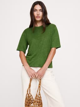 Banana Republic — Relaxed Linen T-Shirt