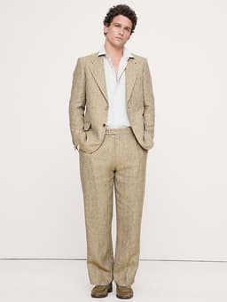 Banana Republic — Loose Italian Linen Suit Pant