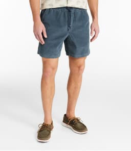 L.L.Bean — Men's Wide-Wale Cord Pull-On Shorts, 7"