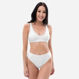 Printful — All-Over Print Recycled High-Waisted Bikini