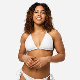 Printful — All-Over Print Recycled Padded String Bikini Top
