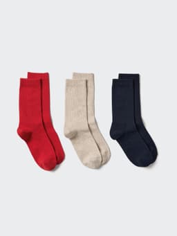 Uniqlo — Ribbed Socks | 3 Pairs
