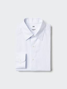 Uniqlo — Super Non-Iron Slim Shirt | Regular Collar | Striped