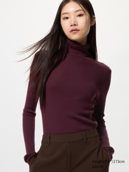 Uniqlo — Merino Ribbed Sweater | Turtleneck