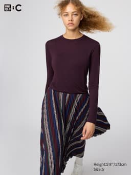 Uniqlo — HEATTECH Cashmere Blend T-Shirt | Extra Warm