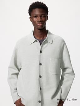 Uniqlo — Milano Ribbed Shirt Collar Cardigan
