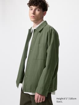 Uniqlo — Cotton Linen Shirt Jacket