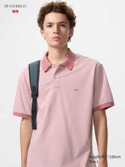 Uniqlo — DRY Pique Striped Polo Shirt | Narrow Stripe