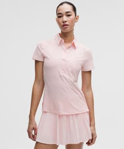 Lululemon — Quick-Dry Short-Sleeve Polo Shirt Straight Hem
