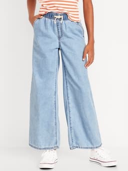 Old Navy — High-Waisted Baggy Wide-Leg Pull-On Jeans for Girls