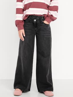 Old Navy — Super Baggy Wide-Leg Crossover Jeans for Girls