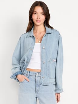 Old Navy — Cropped Denim Chore Jacket