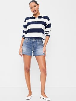 Old Navy — High-Waisted OG Jean Shorts -- 4-inch inseam