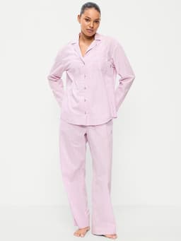 Old Navy — Poplin Pajama Pant Set