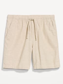 Old Navy — Linen-Blend Jogger Shorts -- 7-inch inseam