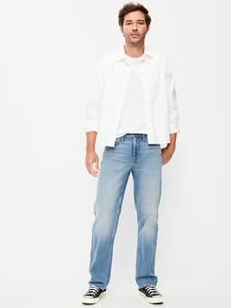 Old Navy — Structured Loose Non-Stretch Jeans