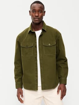 Old Navy — Oversized Canvas Workwear Shirt