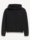 Oversized Washed Cropped Hoodie