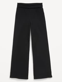 Old Navy — Foldover Jersey Knit Wide-Leg Pants for Girls