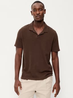 Old Navy — Textured Waffle-Knit Polo