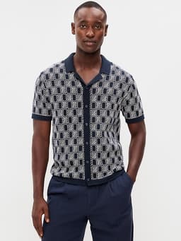 Old Navy — Short-Sleeve Sweater Shirt