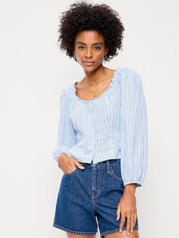 Old Navy — Long-Sleeve Button-Down Top