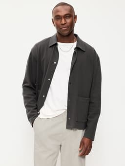 Old Navy — Cropped Loose Utility Shacket