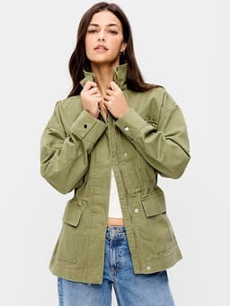 Old Navy — Cinched-Waist Utility Jacket