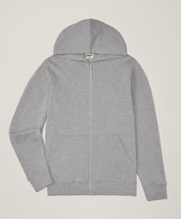 Pact — Brushed Fleece Zip Hoodie - Heather Grey