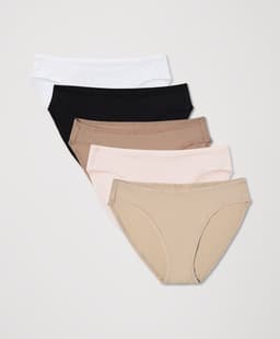 Pact — Everyday Classic Fit Bikini 5-Pack - Core Edit