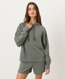 Pact — CloudKnit Hoodie - Castor Green
